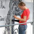 Leibniz in neuem Gewand - Fassadengestaltung durch Marie Gouil 7/2013