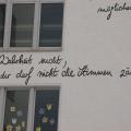 Leibniz in neuem Gewand - Fassadengestaltung durch Marie Gouil 7/2013