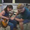 BigBand-Klasse erkundet Instrumente 8/17
