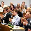Foto: Landtag Rheinland-Pfalz / Andreas Linsenmann; Landeswettbewerb Jugend debattiert 4/18