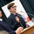 Foto: Landtag Rheinland-Pfalz / Andreas Linsenmann; Landeswettbewerb Jugend debattiert 4/18
