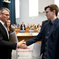 Foto: Landtag Rheinland-Pfalz / Andreas Linsenmann; Landeswettbewerb Jugend debattiert 4/18