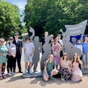 Geschichts-LK auf dem Hambacher Schloss 6/24