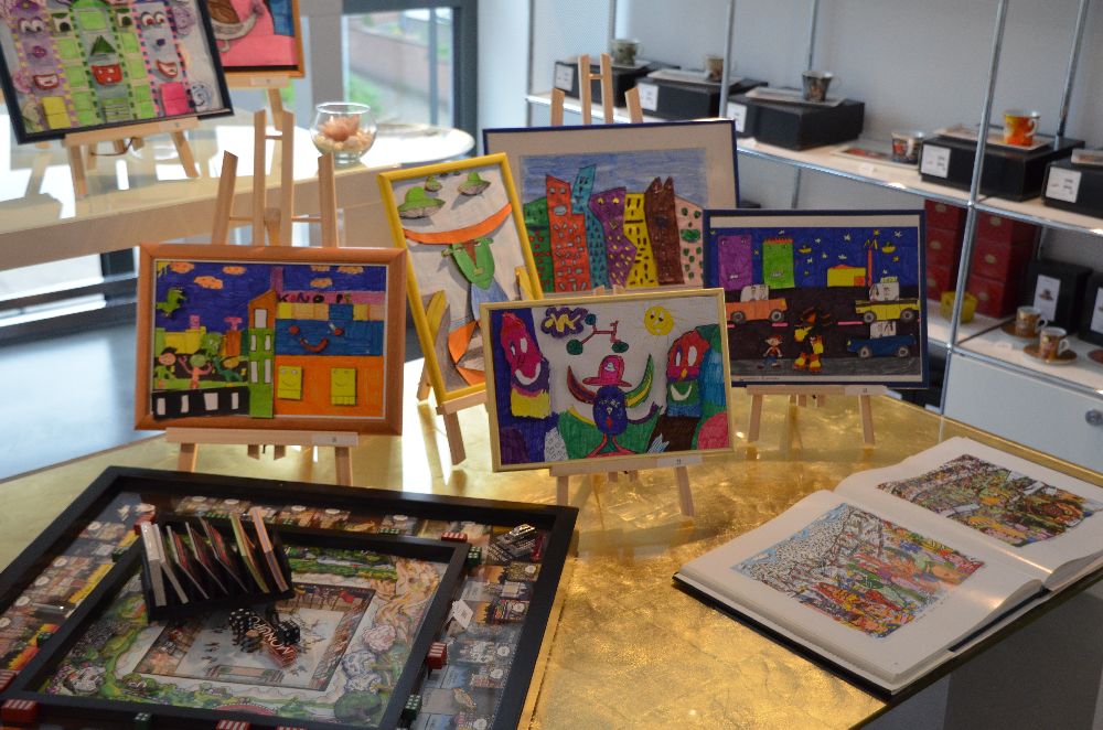 11.07.14 Ausstellung der 7. Klassen in der Unicorn Art Lounge