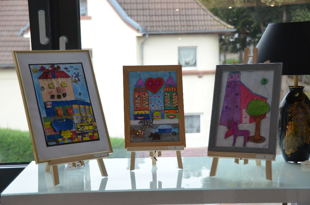 11.07.14 Ausstellung der 7. Klassen in der Unicorn Art Lounge